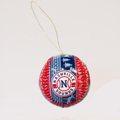 Nashville Sounds Sweater Ornament