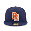 Round Rock Express Orange RR 5950 Fitted Cap