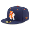 Round Rock Express Orange RR 5950 Fitted Cap