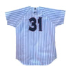 Barons Game Worn Pinstripe Jersey