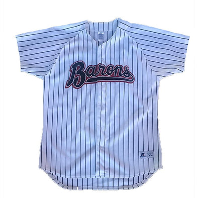 Barons Game Worn Pinstripe Jersey