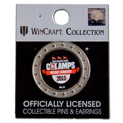 Hickory Crawdads 2015 SAL Champions Lapel Pin