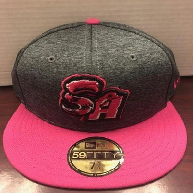 San Antonio Missions SA Missions Coonskin SA Black/Pink 5950 Fitted Cap