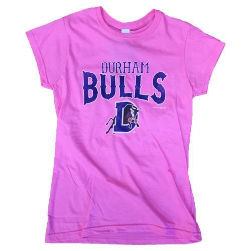 Durham Bulls Womens Pink Softstyle T-Shirt