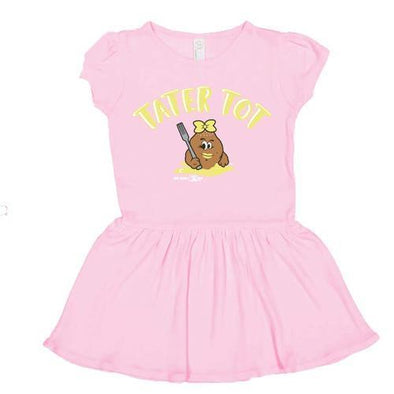Syracuse Mets Salt Potatoes Pink Tater Tot Dress