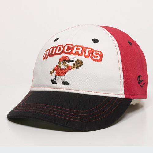 Carolina Mudcats Toddler White/Red Pixie Player Hat