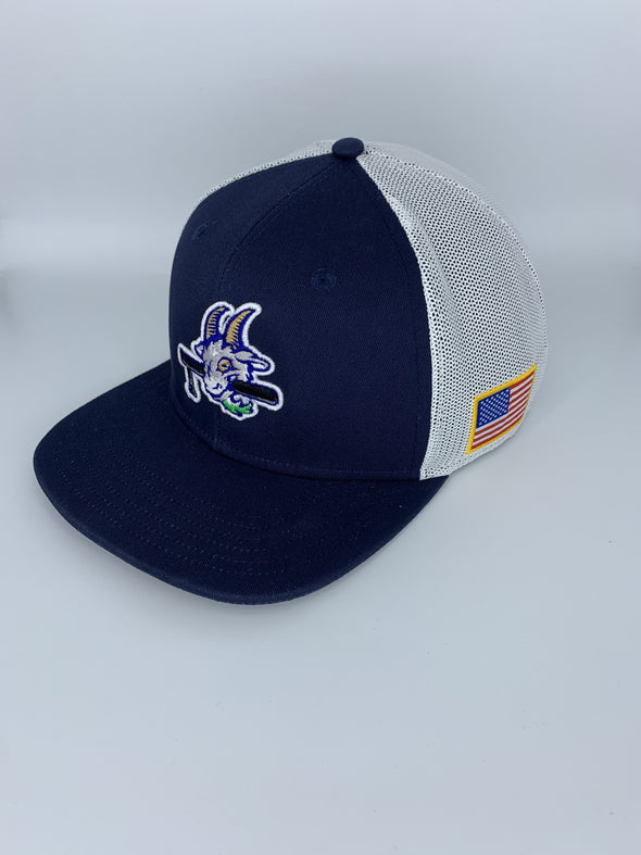 Hartford Yard Goats OC Sports Police Goat Head Adjustable in Navy