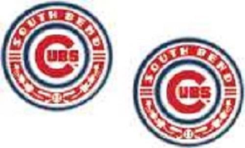 South Bend Cubs Post Earrings Primary Logo