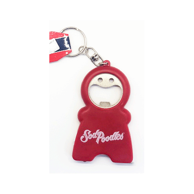 Amarillo Sod Poodles Red Handyman Keychain