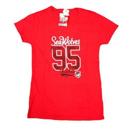 Erie SeaWolves Women's Red "Haley" Tee