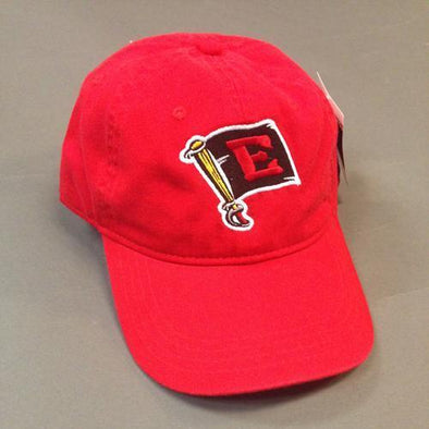 Erie SeaWolves Adult Red "Battle Flag" Logo Adjustable Hat