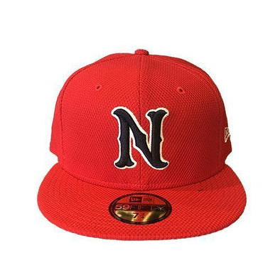 Nashville Sounds New Era Red N Logo BP Hat