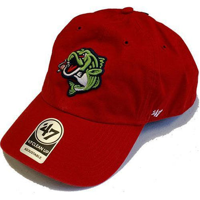 Gwinnett Stripers '47 Red Clean Up Cap