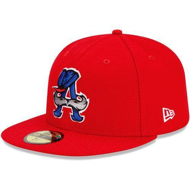 Auburn Doubledays New Era 59FIFTY Red Cap