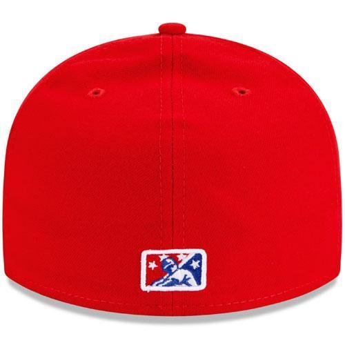 Auburn Doubledays New Era 59FIFTY Red Cap