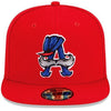 Auburn Doubledays New Era 59FIFTY Red Cap