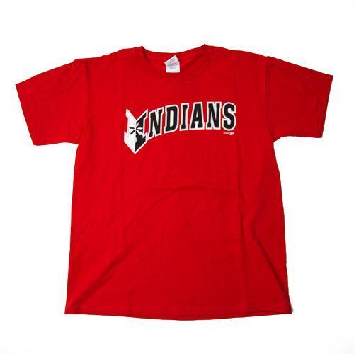 Indianapolis Indians Youth Red Wordmark Tee