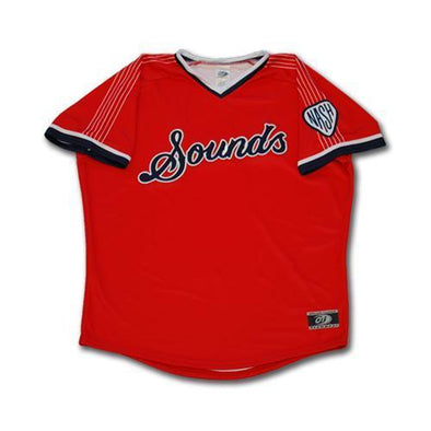 Nashville Sounds Youth Replica Red Alternate Jersey