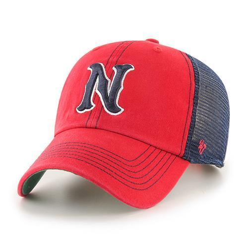 Nashville Sounds '47 Brand Red N Logo Trawler Hat Navy Mesh