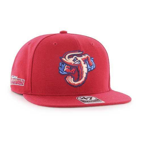 Jacksonville Jumbo Shrimp '47 Red Home Snapback Cap