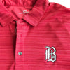 Barons Red Striped Polo