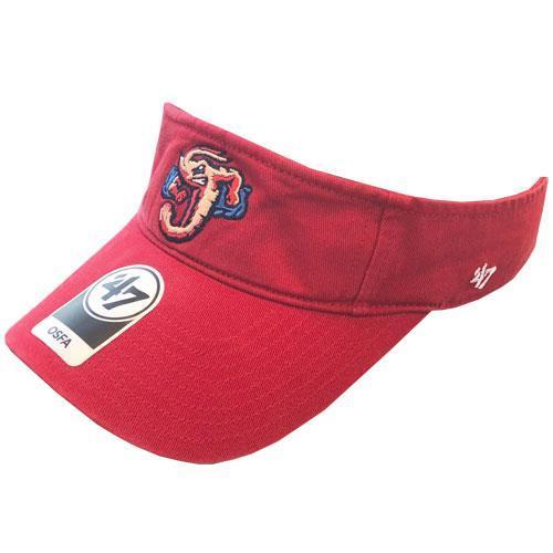 Jacksonville Jumbo Shrimp '47 Red Visor