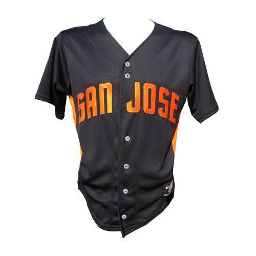 San Jose Giants Replica Road Jersey Black