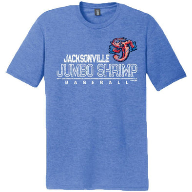 Jacksonville Jumbo Shrimp Bimm Ridder Royal Frost Tri-blend Tee