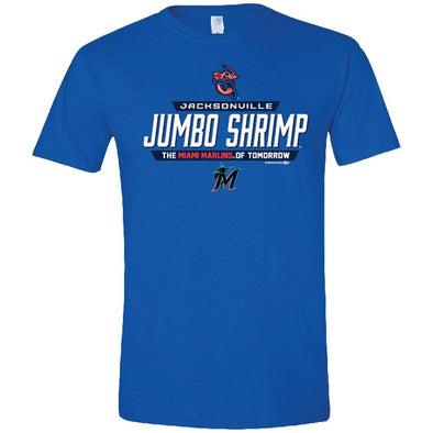 Jacksonville Jumbo Shrimp Bimm Ridder Royal Affiliate Tee