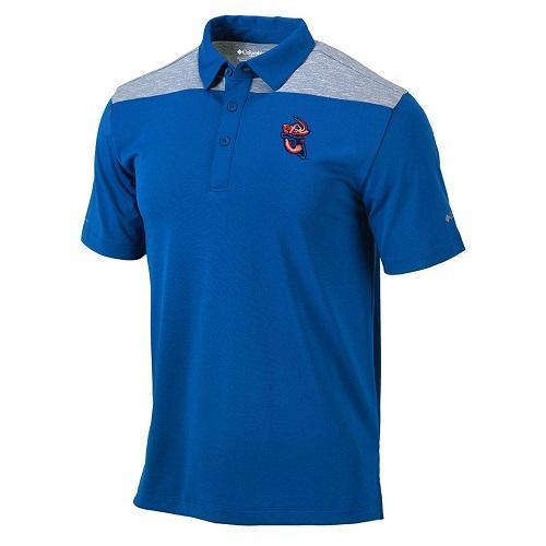 Jacksonville Jumbo Shrimp Columbia Azul Utility Polo