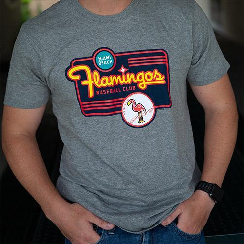 Miami Beach Flamingos Hometown Collection Tee