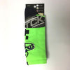 Vermont Lake Monsters Neon Green Socks