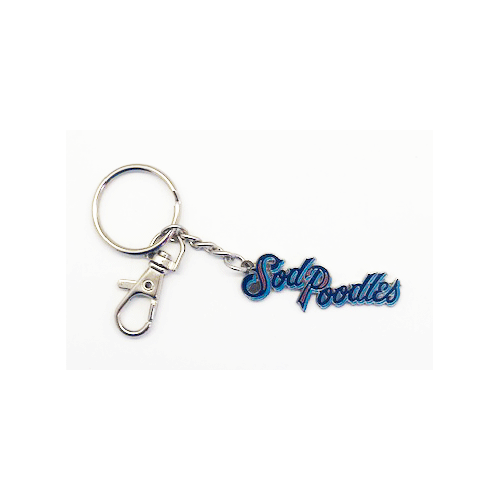 Amarillo Sod Poodles Script Keychain