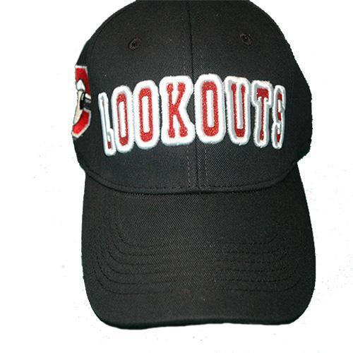 Chattanooga Lookouts Twinkle Black Cotton Twill Cap