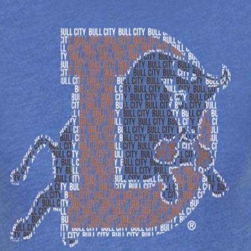 Durham Bulls 108 Bull City Spelled Out T-Shirt