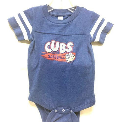 Chicago Cubs Infant Sporty Serious Onesie