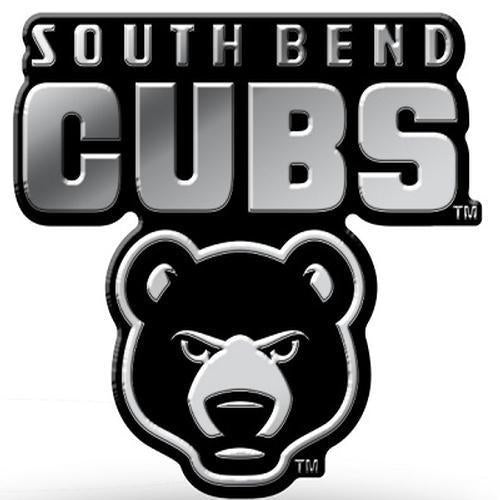 South Bend Cubs Stacked Logo Auto Magnet