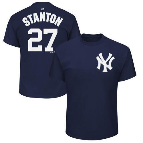 Scranton/Wilkes-Barre RailRiders #27 Giancarlo Stanton Yankees Player Tee