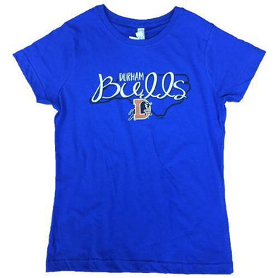 Durham Bulls Womens Royal Seventeen T-Shirt