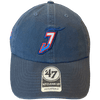 Jacksonville Jumbo Shrimp '47 Vintage Navy Sure Shot Clean Up