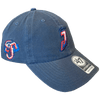 Jacksonville Jumbo Shrimp '47 Vintage Navy Sure Shot Clean Up