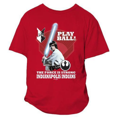 Indianapolis Indians Youth Red Star Wars Rebel Tee