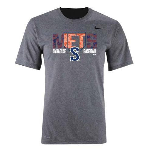 Syracuse Mets Nike Grey DriFit Syr Mets T-shirt