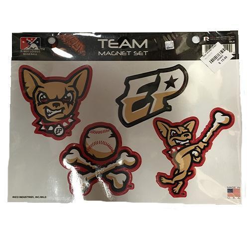 El Paso Chihuahuas MAGNET- TEAM MAGNET SHEET