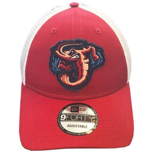 Jacksonville Jumbo Shrimp New Era Team Truckered Red 9Twenty