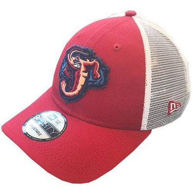 Jacksonville Jumbo Shrimp New Era Team Truckered Red 9Twenty