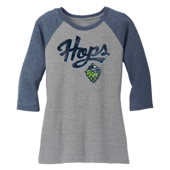108 Stitches Women's 3/4 Sleeve, Hillsboro Hops