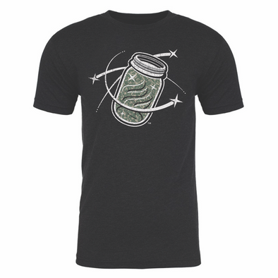 Columbia Fireflies Adult Black Camo Mason Jar Tee