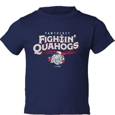 Pawtucket Red Sox Navy Toddler Pawtucket Fightin' Quahogs Tee