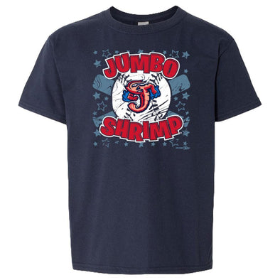 Jacksonville Jumbo Shrimp Bimm Ridder Toddler Navy Softstyle Tee